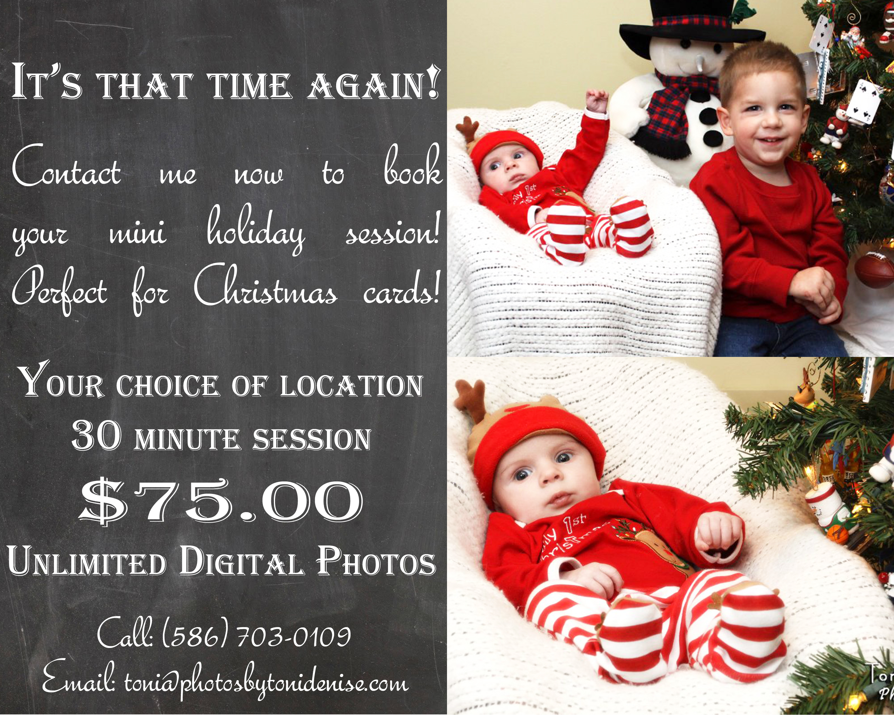 Holiday Card Mini Session {holiday specials}